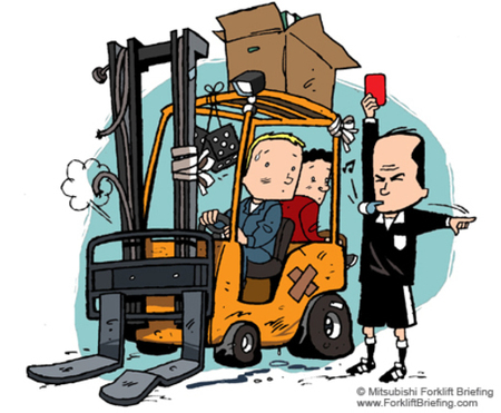 Bleiben Sie diesen Sommer am Ball, wenn es um sicheres Arbeiten mit dem Gabelstapler geht Bleiben Sie diesen Sommer am Ball, wenn es um sicheres Arbeiten mit dem Gabelstapler geht